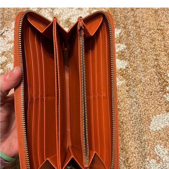 Prada wallet authentic vintage long orange wallet - Picture 5 of 13
